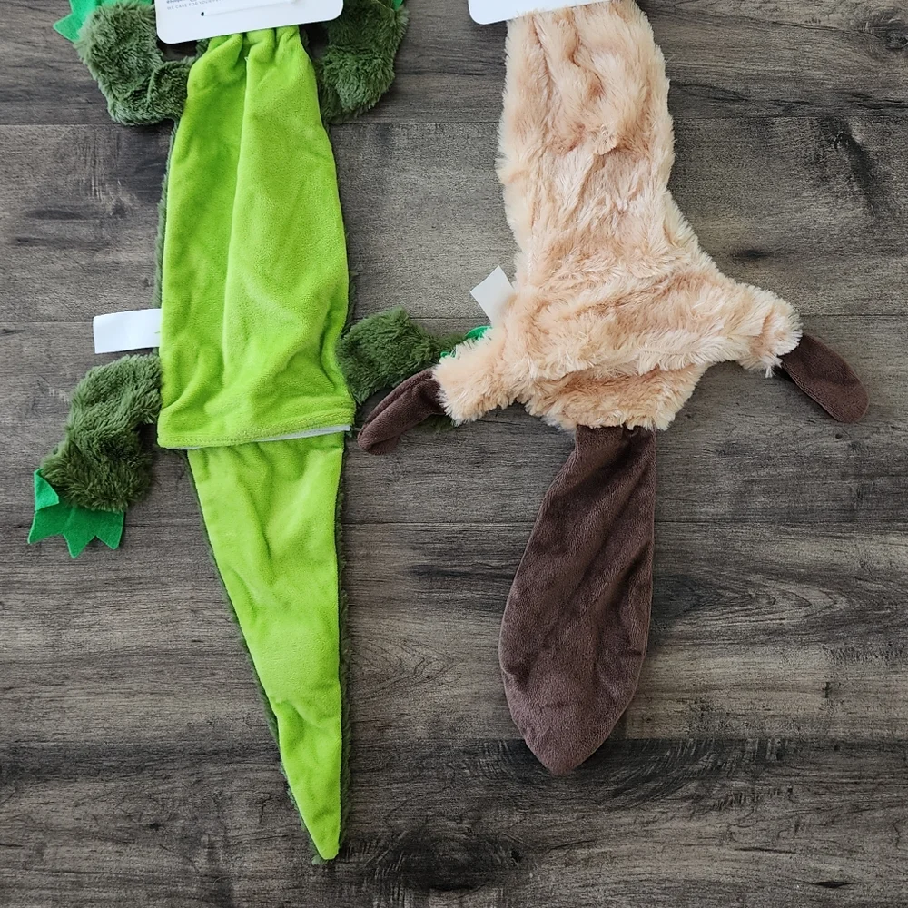 Best Pet Fun Skin Stuffing Free Squeak Toys NWT Large